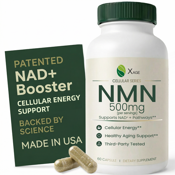 NMN Supplement – 15,000mg Total NMN per Bottle – High-Potency Formula Supporting NAD⁺ Pathways, Cellular Energy & Healthy Aging – 60 Capsules